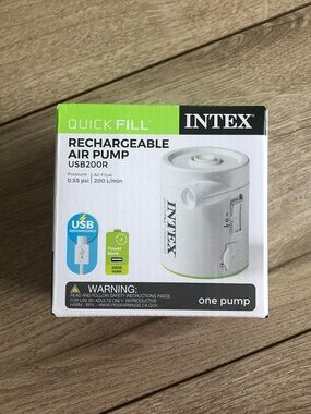 Intex Quick Fill Cylinder Mini Rechargeable Air Pump
